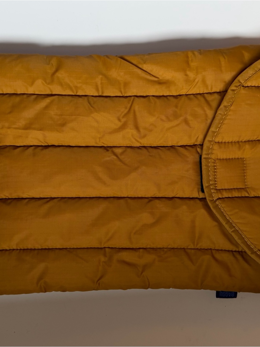 Baggu Mustard Yellow laptop sleeve